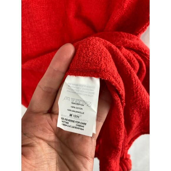 Madewell Texture & Thread Modern Side-Tie Top Tee Red Size XXS - Picture 5 of 6